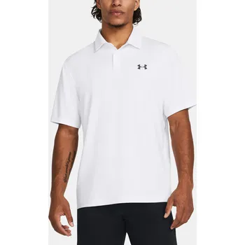 Pánské tričko Pánské tričko Under Armour UA T2G Polo 1383714-100 Bílá LG