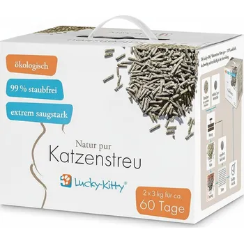 6kg Lucky Kitty podestýlka pro kočky "Natur Pur"