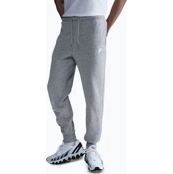 Pánské tepláky Nike Club Jogger dark grey heather/light smoke grey/white