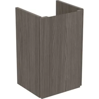 Nábytek Ideal Standard Finesse - Umyvadlová skříňka 35x31x55 cm, 1 dvířka, panty vlevo, Dark Elm E3449UR