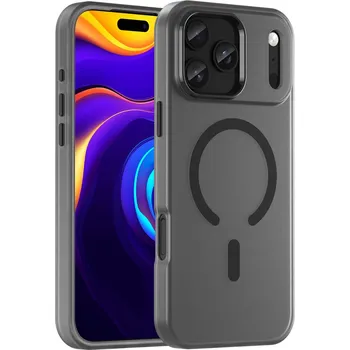 Hurtel Magnetický abrazivní kryt pro iPhone 17 Pro Max kompatibilní s MagSafe - matně černý
