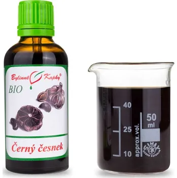 Doplněk stravy Bylinné kapky s.r.o. Černý česnek BIO - bylinné kapky (tinktura) 50 ml