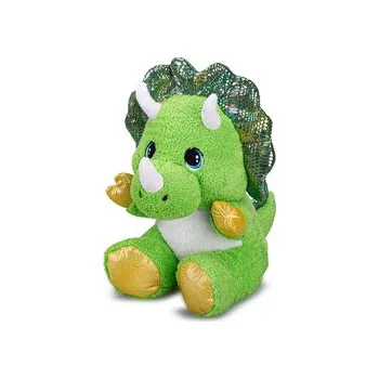 plyšák Triceratops plyšový 37cm sedící zelený 0m+ v sáčku