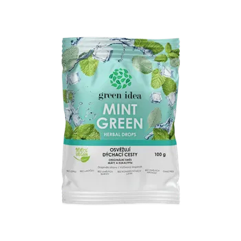 Cukrovinka Green idea Mint green - bylinné bonbóny