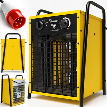 Teplovzdušný ventilátor Elektrické horkovzdušné topidlo 9 kW / 400 V Ondragon OD5101