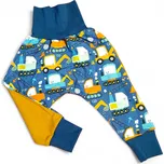 Dětské rostoucí tepláky baggy 56 68 Velikost: 56/68 bagříky zadek hořčice Dětské tepláky