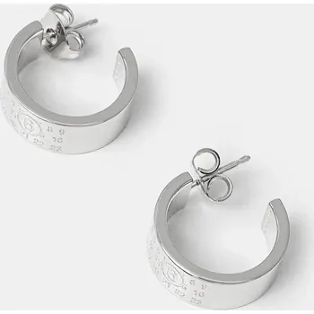 Náušnice Náušnice MM6 Maison Margiela SM7VG0056.SV0310 stříbrná SLV, vel. ONE SIZE