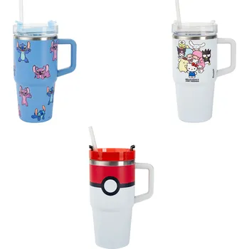 Termo hrnek z nerezové oceli Stitch / Hello Kitty / Pokémon