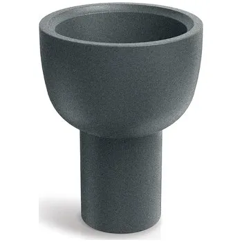 Květináč Květináč MOLTA VESSEL 40 cm - barva: granitová šedá