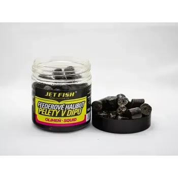 Jet Fish Feederové Halibut pelety v dipu Chilli 120g 12mm (100661)