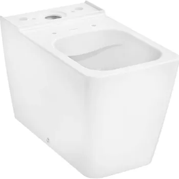 Hansgrohe EluPura Q - WC kombi mísa, vario odpad, AquaFall Flush, Rimless, EcoSmart, bílá 60263450
