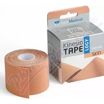 Krytí na ránu GemMedical kinesiology tape 5cmx5m tělový