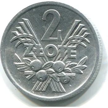 Sběratelství POLSKO. 2 złote 1974. Y-46