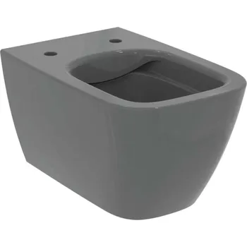 Klozet Ideal Standard i.Life B - Závěsné WC, zadní odpad, RimLS+, lesklá šedá T461458