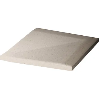 Obklad RAKO Taurus Granit - Bezbariérová tvarovka rohová tmavě béžová 10x10, TTR11061