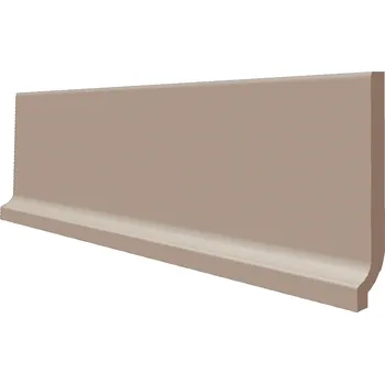 Obklad RAKO Taurus Color - Sokl s požlábkem hnědošedá 30x8, TSPKF025