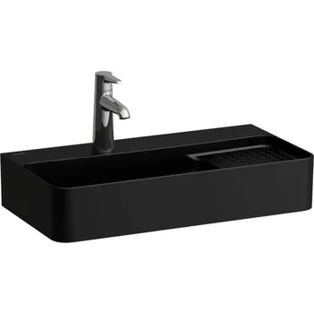 Umyvadlo Laufen VAL - Umývátko, 60x31 cm, bez přepadu, otvor pro baterii, matná černá H8152857161041