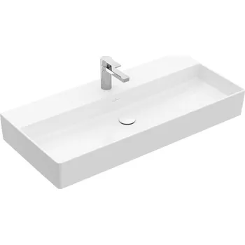 Villeroy & Boch Memento 2.0 - Umyvadlo 100x47 cm, bez přepadu, otvor pro baterii, CeramicPlus, alpská bílá 4A22A2R1