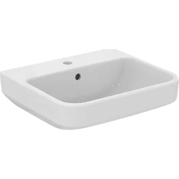 Umyvadlo Ideal Standard i.Life B - Umyvadlo 50x44 cm, s přepadem, otvor pro baterii, SmartGuard, bílá T4609HY