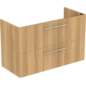 Koupelnový nábytek Ideal Standard i.Life A - Skříňka pod umyvadlo, 100x44x63 cm, 2 zásuvky, dub T5257NX