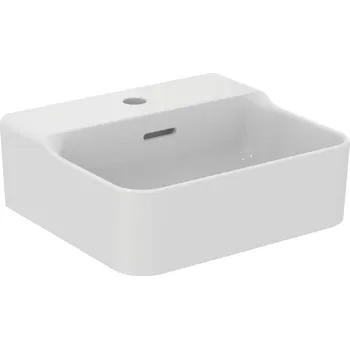 Umyvadlo Ideal Standard Conca Ceram - Umývátko 40x35 cm, s přepadem, otvor pro baterii, bílá T369501
