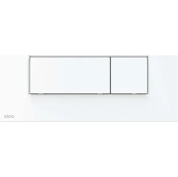 Splachovací tlačítko Alcadrain Thin - Ovládání splachování, antibakteriální, matná bílá M576