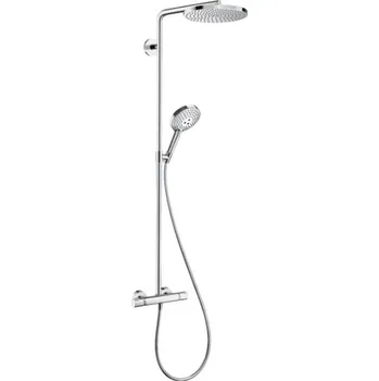 Sprchový set Hansgrohe Raindance S - Sprchový set s termostatem, průměr 24 cm, 3 proudy, EcoSmart+, chrom 28825000