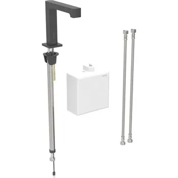 Geberit Brenta - Elektronická umyvadlová baterie napájení z generátoru, easy to clean, matná černá 116.176.14.1