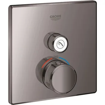 Grohe Grohtherm SmartControl - Termostatická sprchová baterie pod omítku s 1 ventilem, Hard Graphite 29123A00