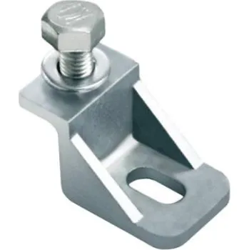 Příslušenství pro plot Fixační držák pro uchycení ocelového hřebene