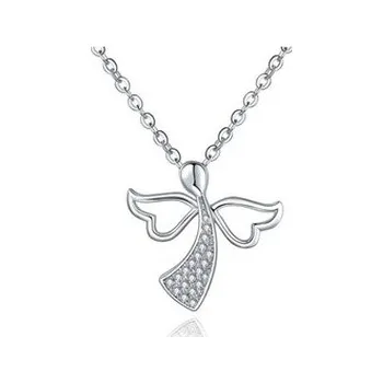 Náhrdelník ZB87982 Stříbrný náhrdelník s andílkem - andílci