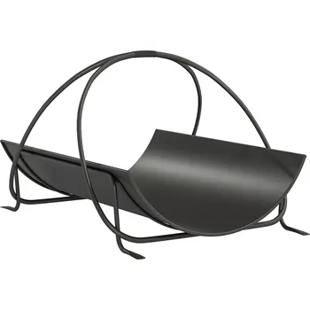 Stojan na dřevo 51 x 38 x 33 cm | černý