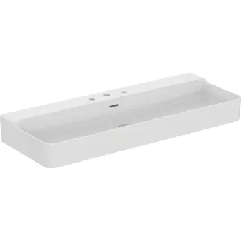 Umyvadlo Ideal Standard Conca Ceram - Umyvadlo 120x45 cm, s přepadem, 3 otvory pro baterii, bílá T380401