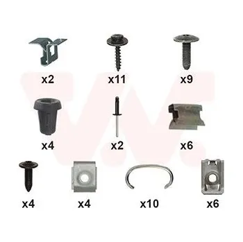 Nárazník Montážní sada, nárazník VAN WEZEL 1555794