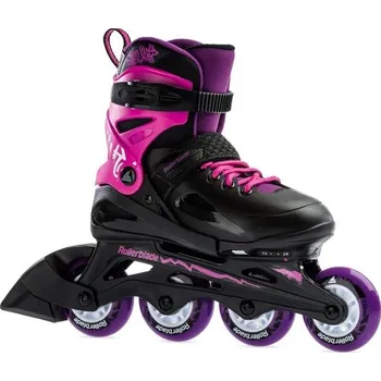 Kolečkové brusle Kolečkové brusle Rollerblade FURY G Black/Pink Velikost EUR: 36.5-40.5