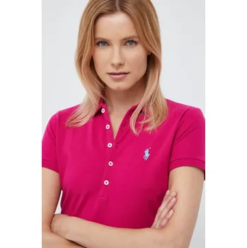 Pánské oblečení Polo tričko Ralph Lauren 211870245034 růžová 43X, vel. M