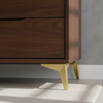 Nábytkové kování Interex design Nábytková nožka LANIA / Zlatá matná 135 mm