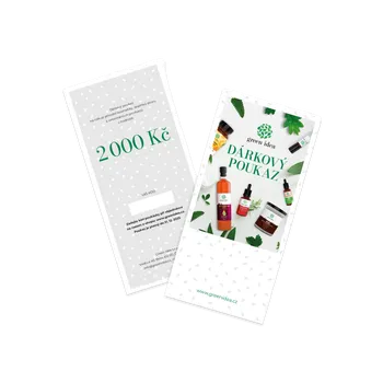 Zdraví Green idea Dárkový poukaz - tištěný 2 000 Kč