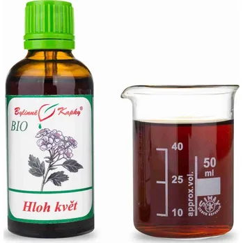 Doplněk stravy Bylinné kapky s.r.o. Hloh květ BIO - bylinné kapky (tinktura) 50 ml