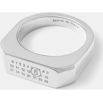 Prsten Prstýnek MM6 Maison Margiela SM7UQ0076.P6469 stříbrná SLV, vel. 3