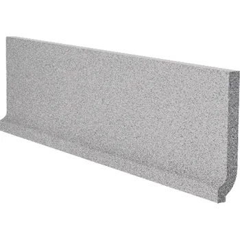 Dlažba RAKO Taurus Granit - Sokl s požlábkem světle šedá 30x8, TSPKF078