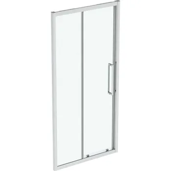 Sprchové dveře Ideal Standard i.Life - Posuvné sprchové dveře, dvoudílné, 120 cm, silver bright/čiré sklo T4945EO