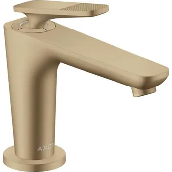 Vodovodní baterie Axor Citterio C - Umyvadlová baterie s výpustí, EcoSmart, CoolStart, kartáčovaný bronz 49021140