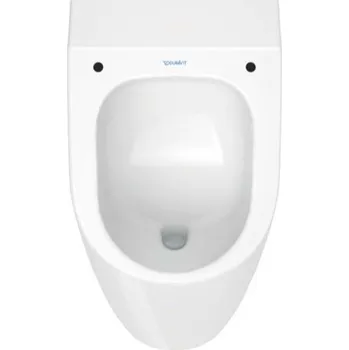 Pisoár Duravit ME by Starck - Pisoár, zadní přívod vody, Rimless, WonderGliss, bílá 281230AC00
