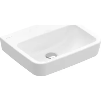 Villeroy & Boch O.novo - Umývátko 50x37 cm, bez přepadu, bez otvoru pro baterii, CeramicPlus, alpská bílá 434453R1