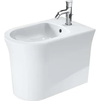 Bidet Duravit White Tulip - Stojící bidet, s WonderGliss, bílá 22931000001