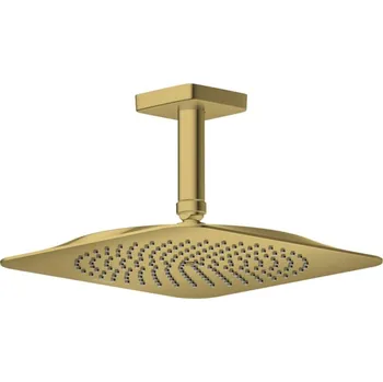 Sprchová hlavice Axor Citterio C - Hlavová sprcha 27x27 cm, EcoSmart, leštěný vzhled zlata 28793990