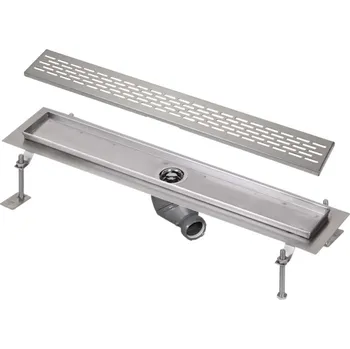 sprchový žlab Sanela Nerezové žlaby - Sprchový žlab do prostoru, délka 75 cm, lesklá nerez SLKN 03E