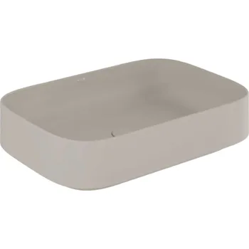 Umyvadlo Kludi Resa S - Umyvadlo na desku, 60x40 cm, matná písečně šedá 58CW40O2