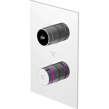 Vodovodní baterie Steinberg iFlow - Elektronická baterie pod omítku, pro 2 spotřebiče, s tělesem, chrom 390 4126